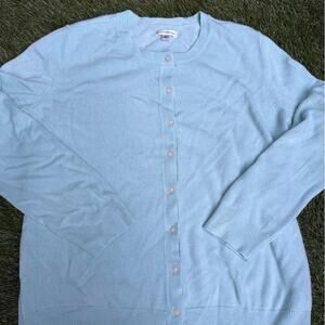 Light blue cardigan with buttons